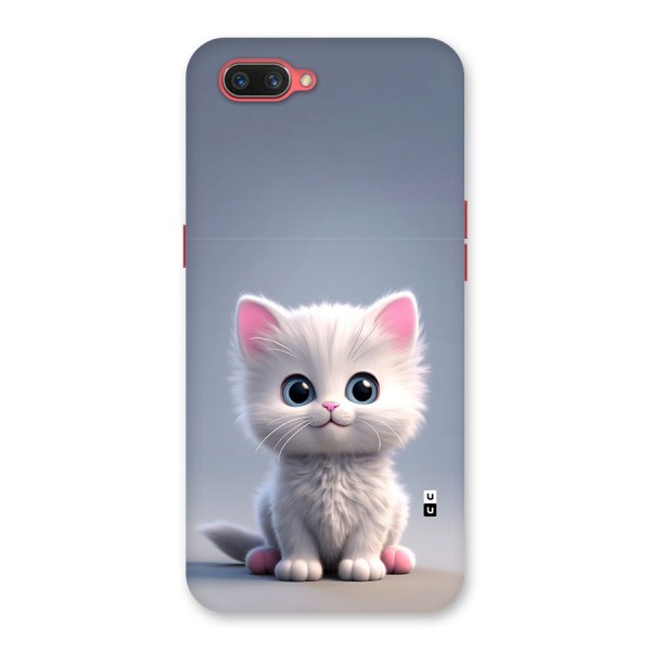 Cute Kitten Sitting Back Case for Oppo A3s