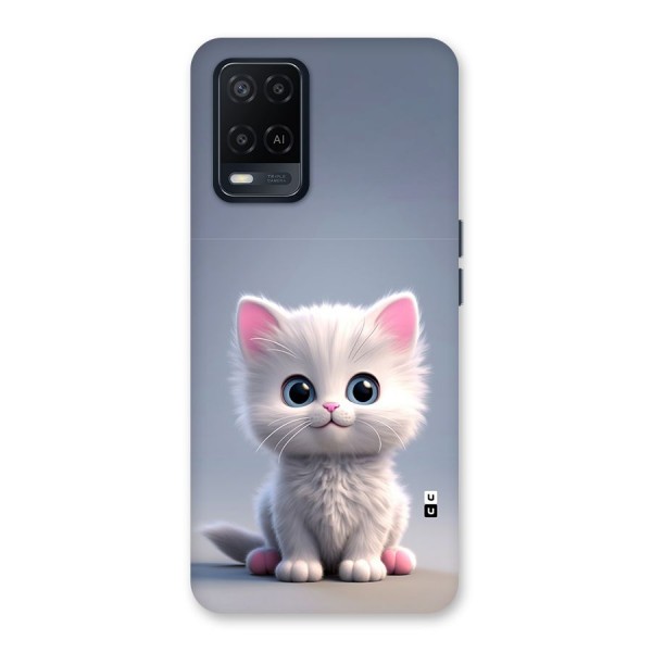 Cute Kitten Sitting Back Case for Oppo A54