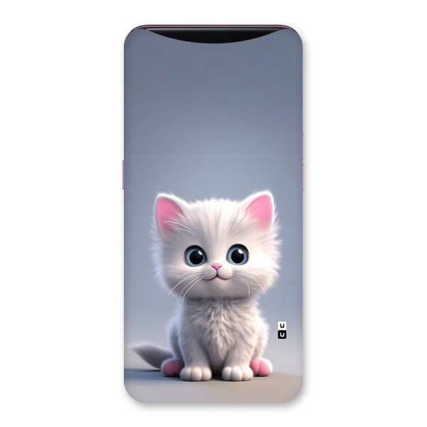 Cute Kitten Sitting Back Case for Oppo Find X