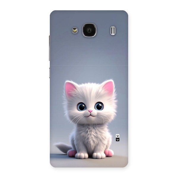 Cute Kitten Sitting Back Case for Redmi 2s