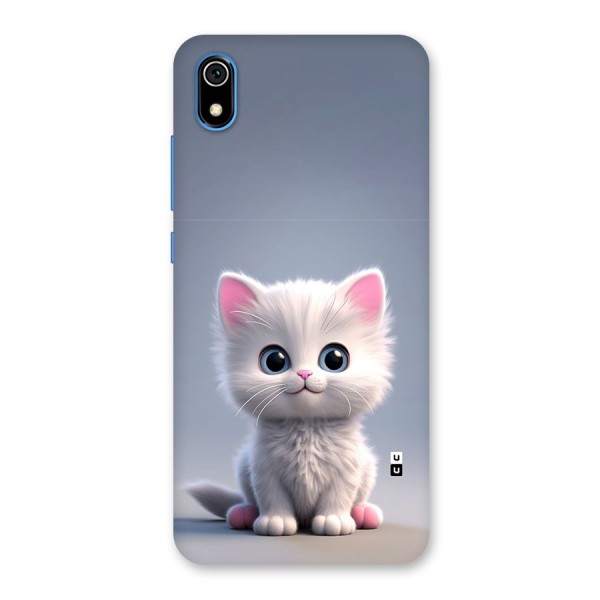 Cute Kitten Sitting Back Case for Redmi 7A