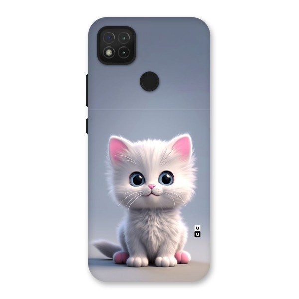 Cute Kitten Sitting Back Case for Redmi 9