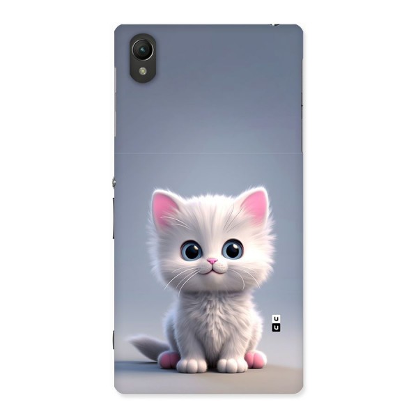 Cute Kitten Sitting Back Case for Xperia Z1