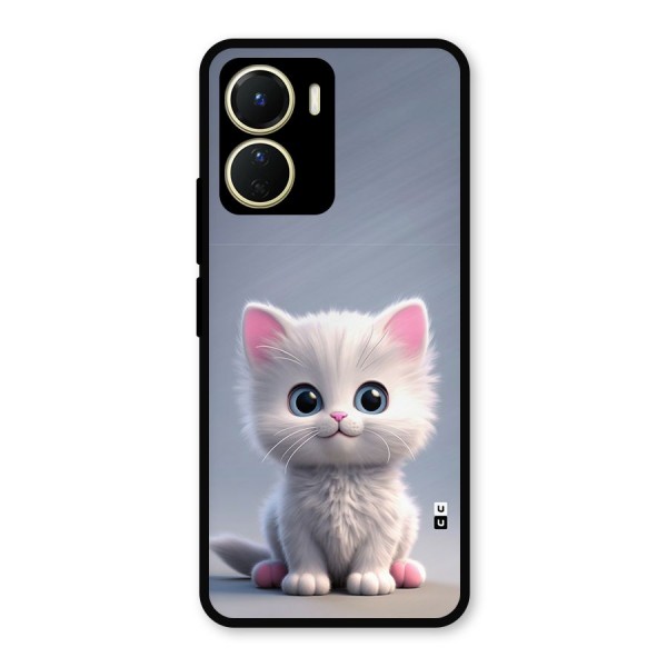 Cute Kitten Sitting Metal Back Case for Vivo T2x