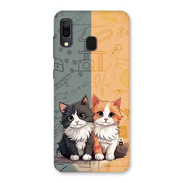 Cute Lovely Cats Back Case for Galaxy A30