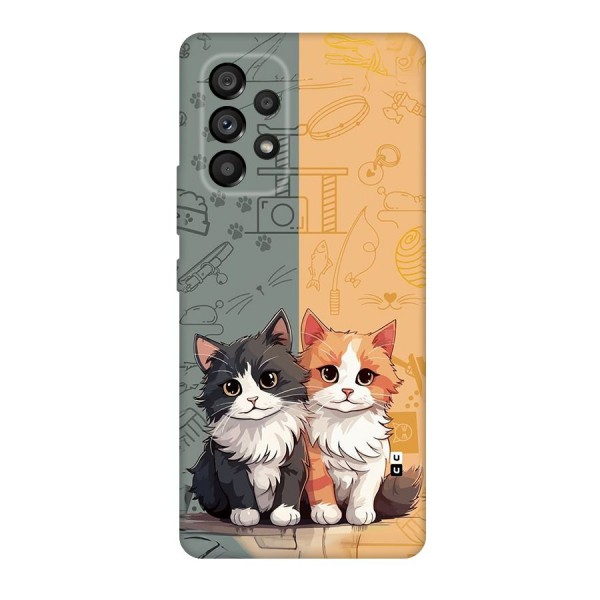 Cute Lovely Cats Back Case for Galaxy A53 5G