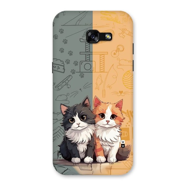 Cute Lovely Cats Back Case for Galaxy A5 2017