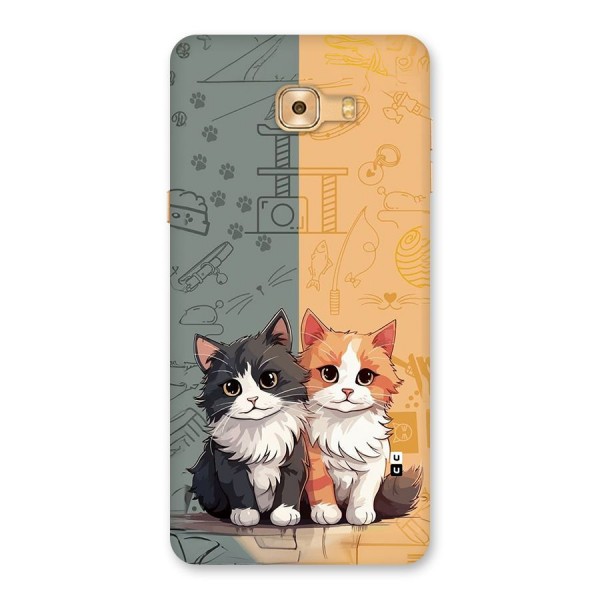 Cute Lovely Cats Back Case for Galaxy C9 Pro