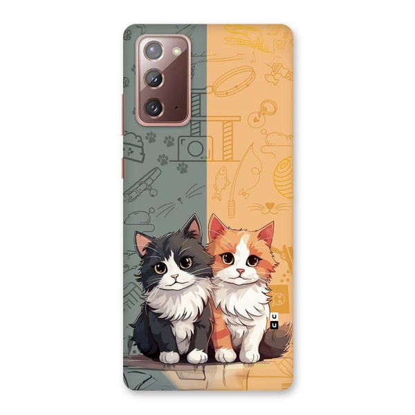 Cute Lovely Cats Back Case for Galaxy Note 20