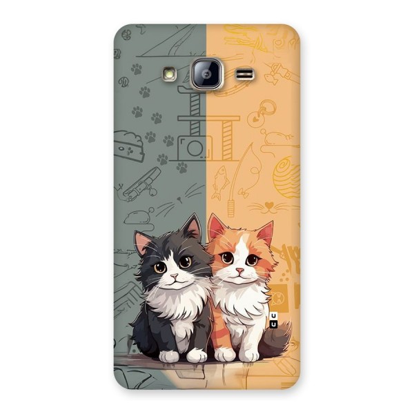 Cute Lovely Cats Back Case for Galaxy On5