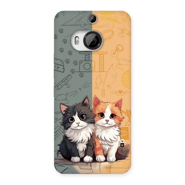 Cute Lovely Cats Back Case for HTC One M9 Plus