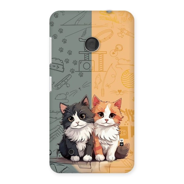 Cute Lovely Cats Back Case for Lumia 530