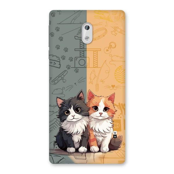 Cute Lovely Cats Back Case for Nokia 3