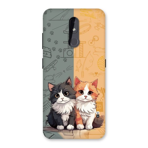 Cute Lovely Cats Back Case for Nokia 3.2