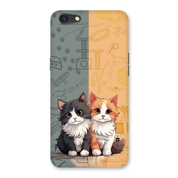 Cute Lovely Cats Back Case for Oppo A71