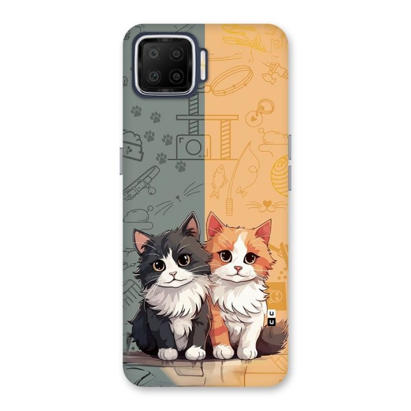 Cute Lovely Cats Back Case for Oppo F17