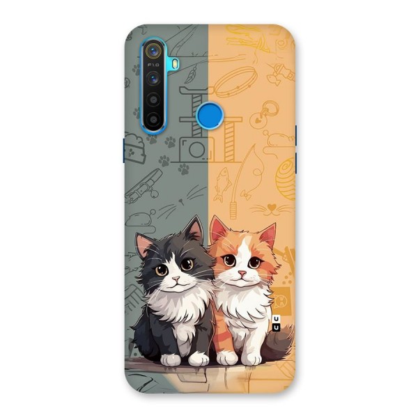 Cute Lovely Cats Back Case for Realme 5s