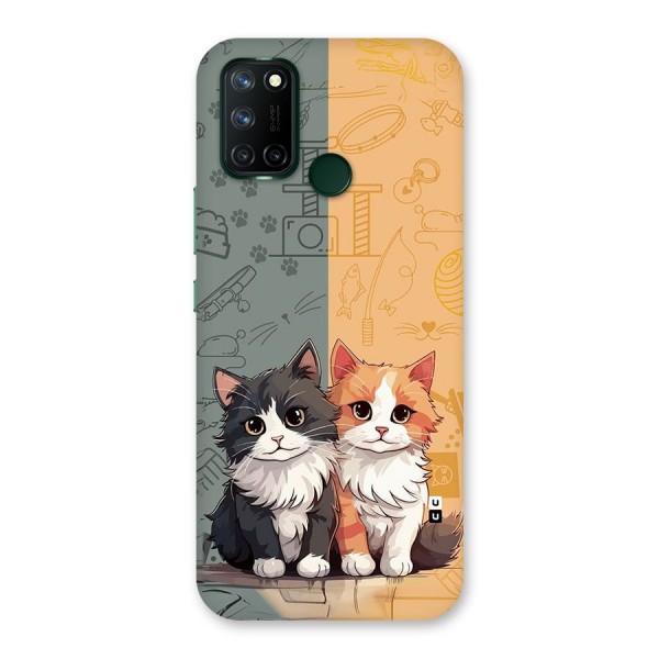 Cute Lovely Cats Back Case for Realme C17