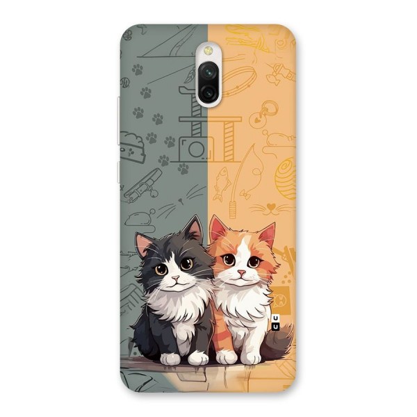 Cute Lovely Cats Back Case for Redmi 8A Dual