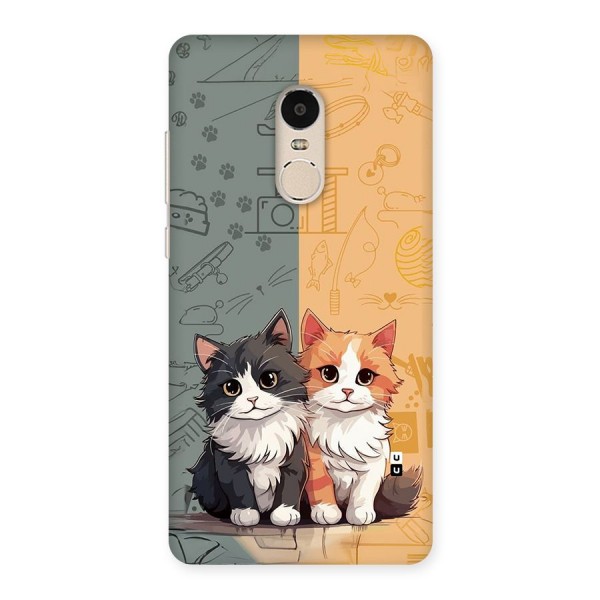 Cute Lovely Cats Back Case for Redmi Note 4