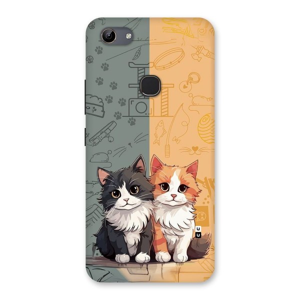 Cute Lovely Cats Back Case for Vivo Y81