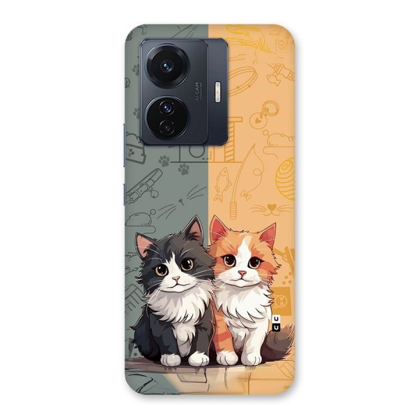 Cute Lovely Cats Back Case for Vivo iQOO Z6 Pro