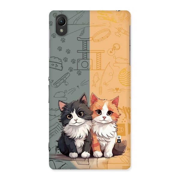 Cute Lovely Cats Back Case for Xperia Z2