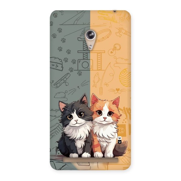 Cute Lovely Cats Back Case for Zenfone 6