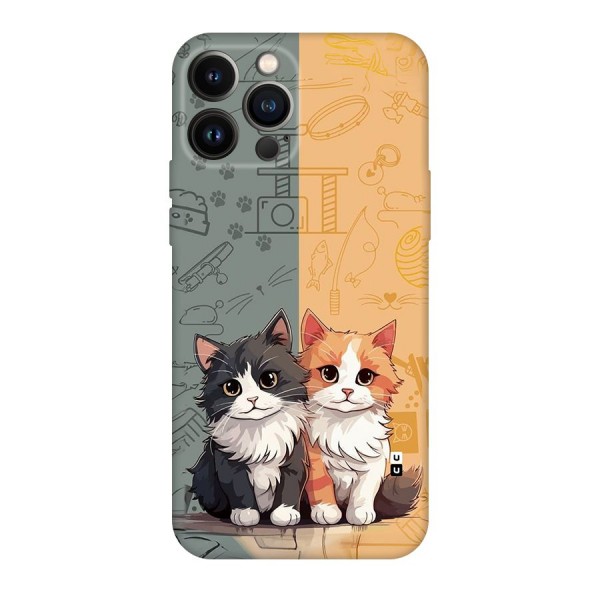 Cute Lovely Cats Back Case for iPhone 13 Pro Max