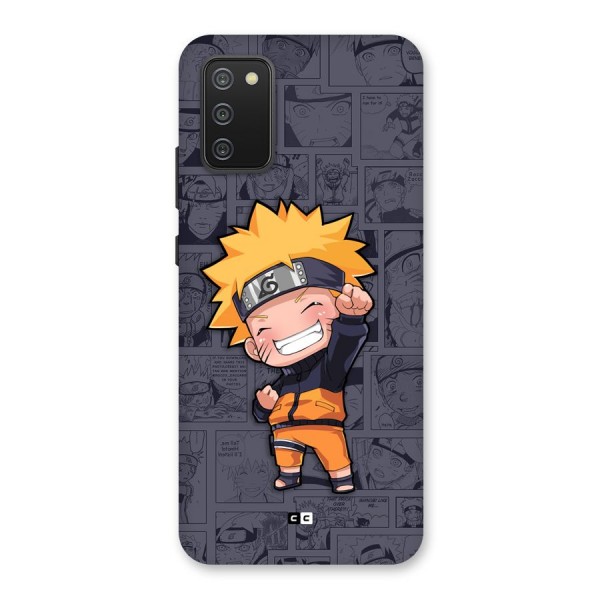 Cute Naruto Uzumaki Back Case for Galaxy F02s