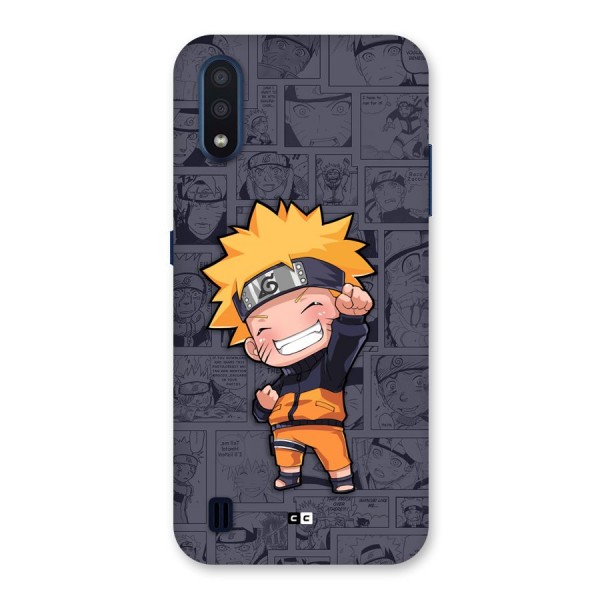 Cute Naruto Uzumaki Back Case for Galaxy M01