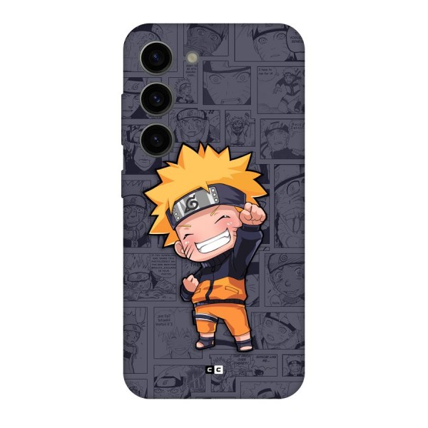 Cute Naruto Uzumaki Back Case for Galaxy S23