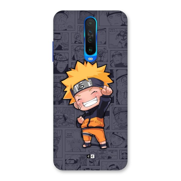 Cute Naruto Uzumaki Back Case for Poco X2