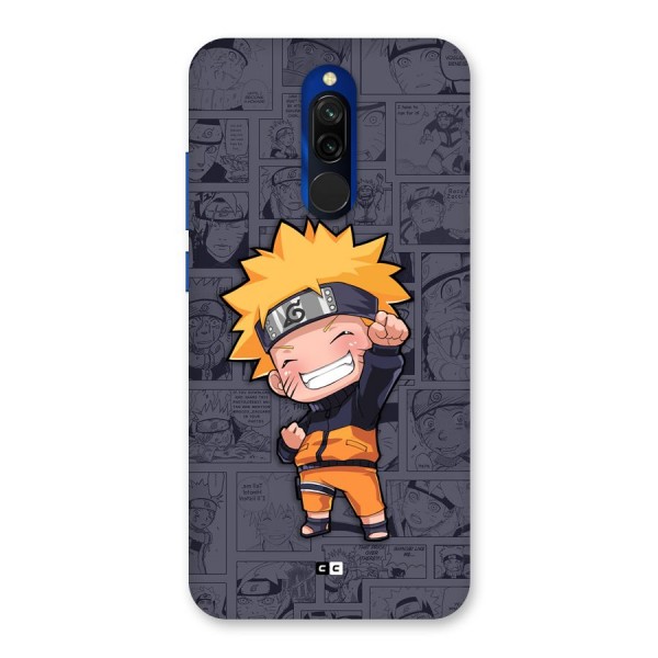 Cute Naruto Uzumaki Back Case for Redmi 8