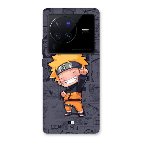 Cute Naruto Uzumaki Back Case for Vivo X80 Pro