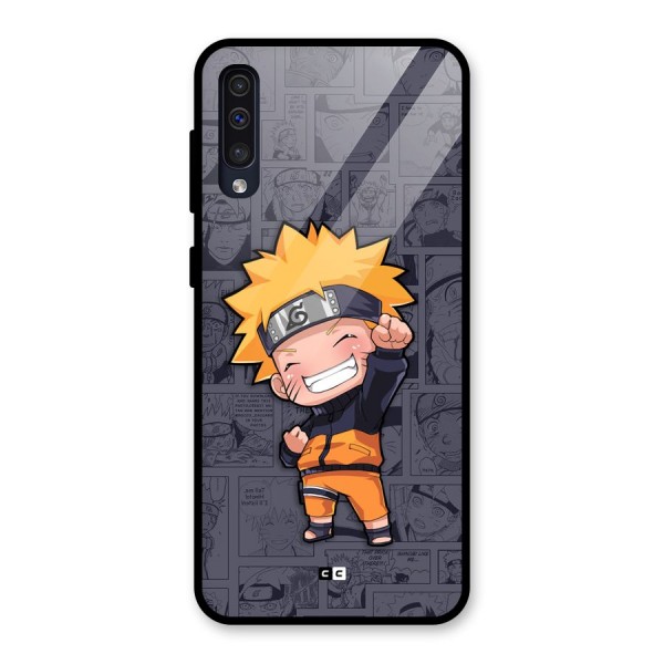 Cute Naruto Uzumaki Glass Back Case for Galaxy A50s