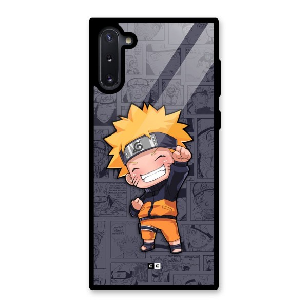 Cute Naruto Uzumaki Glass Back Case for Galaxy Note 10