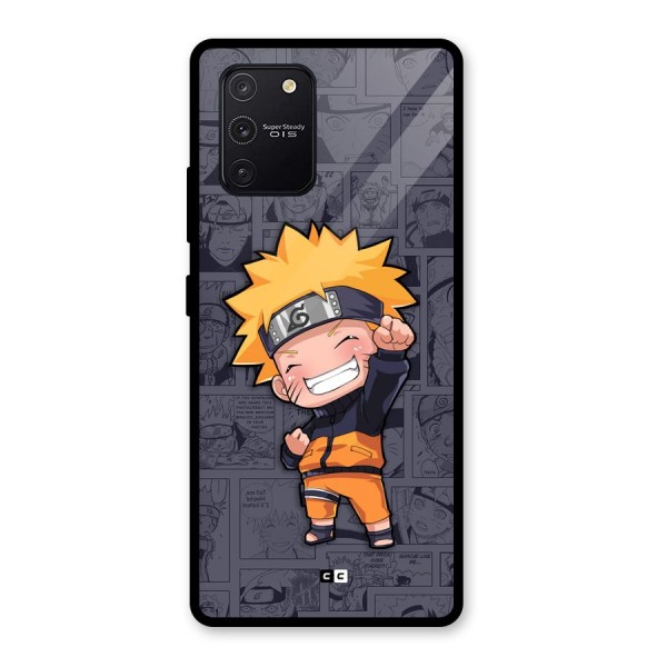 Cute Naruto Uzumaki Glass Back Case for Galaxy S10 Lite