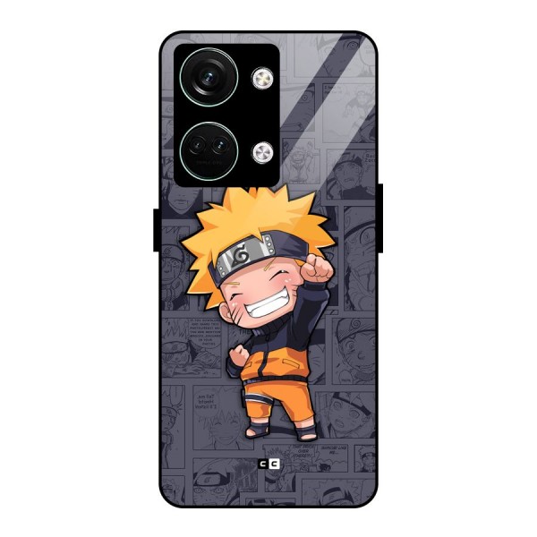 Cute Naruto Uzumaki Glass Back Case for Oneplus Nord 3