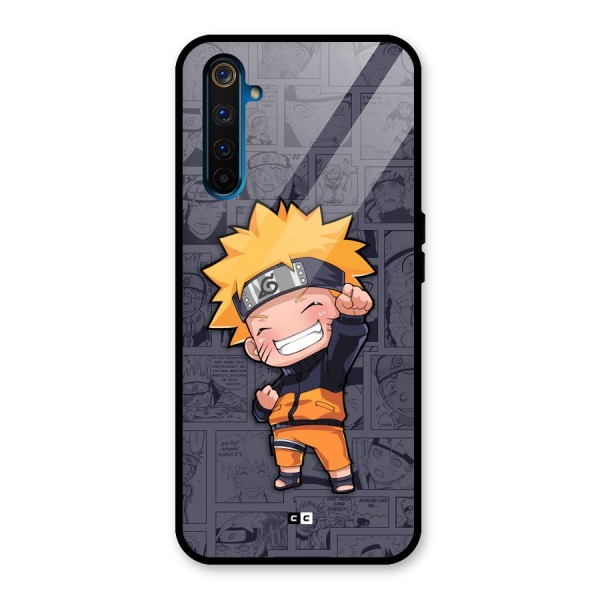 Cute Naruto Uzumaki Glass Back Case for Realme 6 Pro