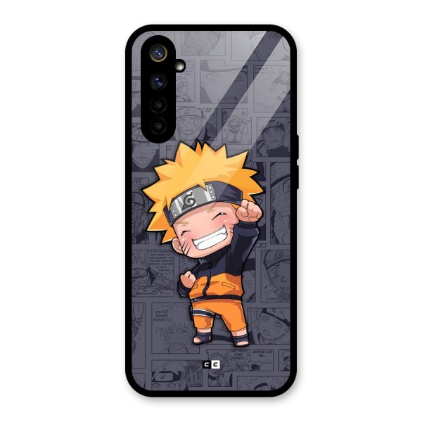 Cute Naruto Uzumaki Glass Back Case for Realme 6i