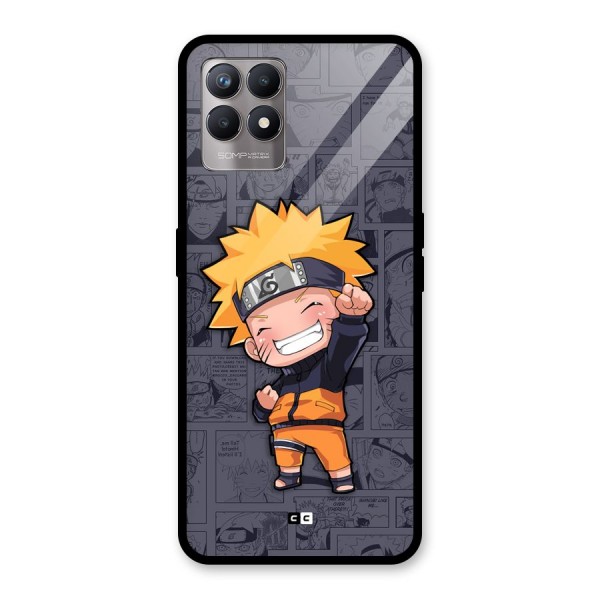 Cute Naruto Uzumaki Glass Back Case for Realme 8i