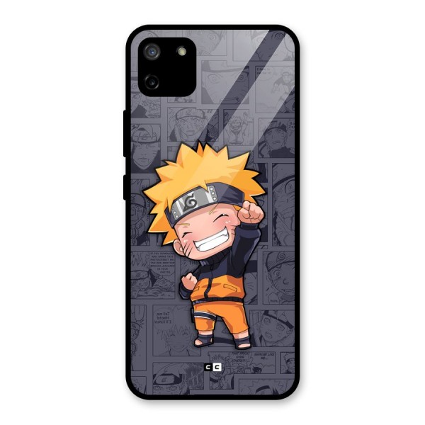 Cute Naruto Uzumaki Glass Back Case for Realme C11