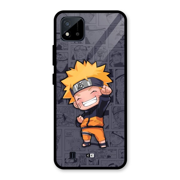 Cute Naruto Uzumaki Glass Back Case for Realme C11 2021