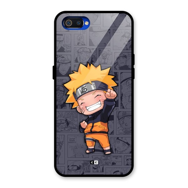 Cute Naruto Uzumaki Glass Back Case for Realme C2