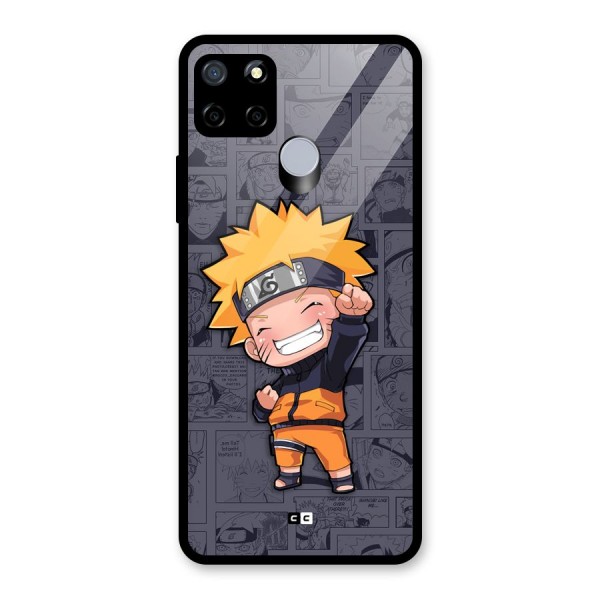 Cute Naruto Uzumaki Glass Back Case for Realme Narzo 20