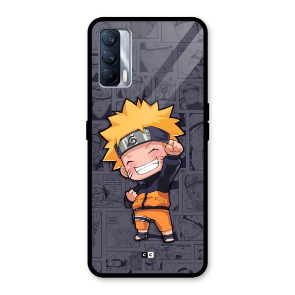 Cute Naruto Uzumaki Glass Back Case for Realme X7