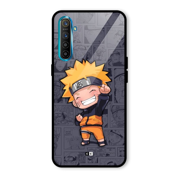 Cute Naruto Uzumaki Glass Back Case for Realme XT