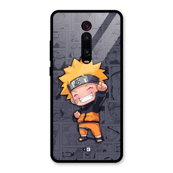 Cute Naruto Uzumaki Glass Back Case for Redmi K20