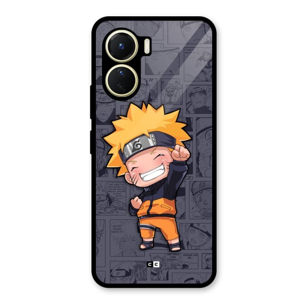 Cute Naruto Uzumaki Glass Back Case for Vivo Y16